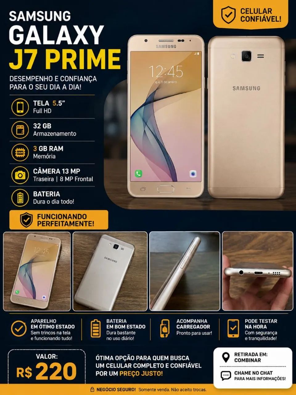 Sansung galaxy J7 prime 32gb - Foto 3