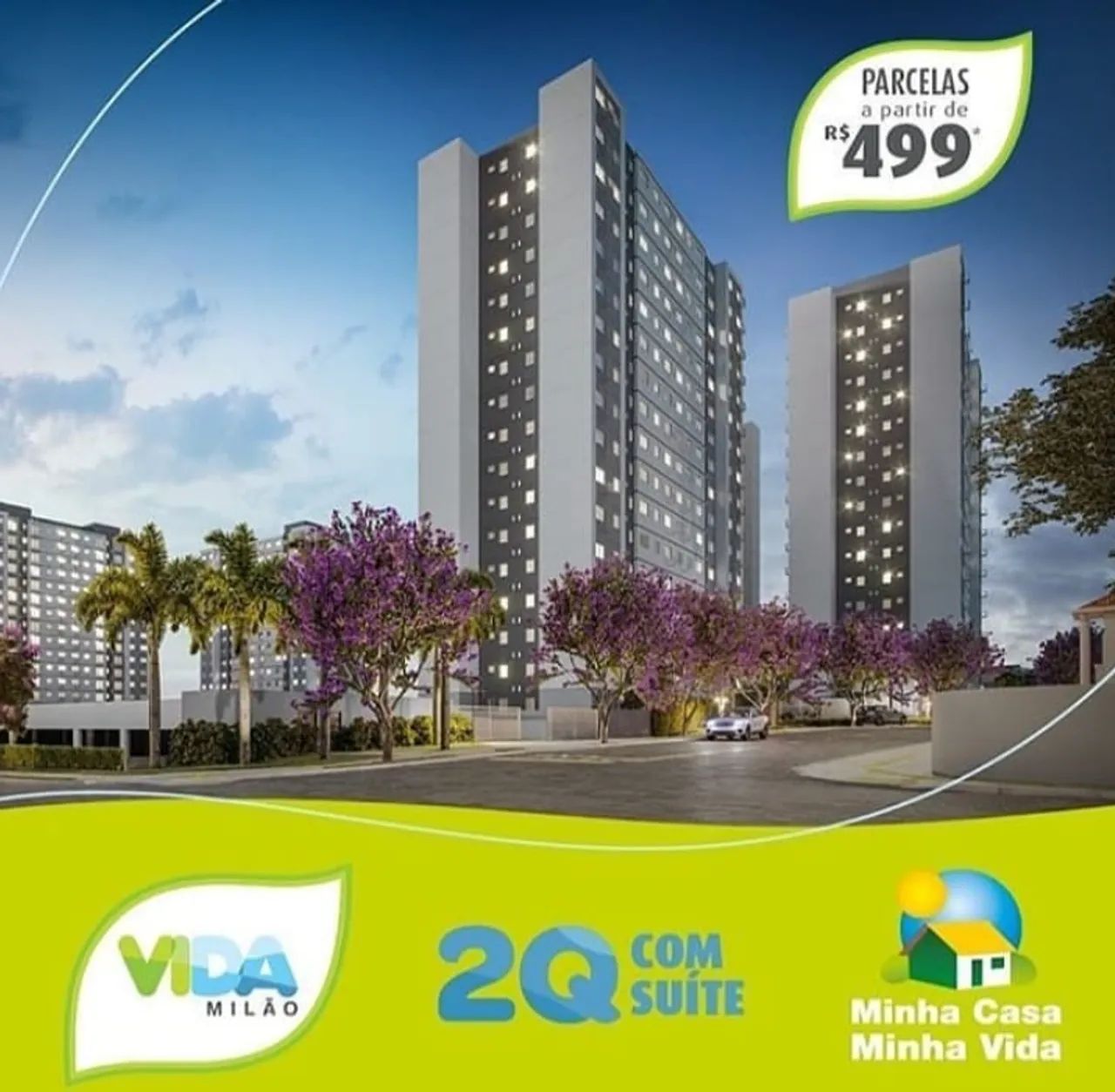 Vida Milão Eldorado 2 Quartos - Foto 2