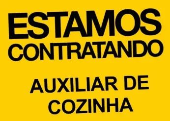 Auxiliar de Cozinha com Experiência 