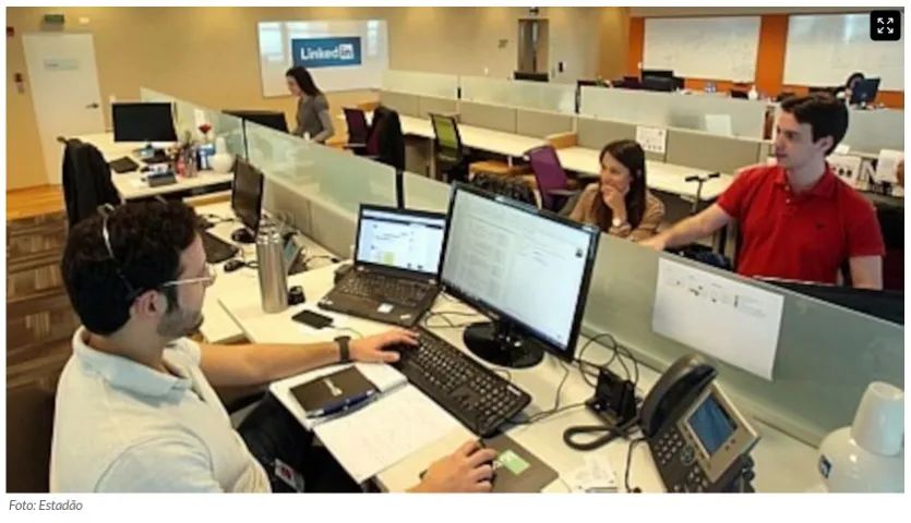 mesa de trabalho Knoll Herman Miller 2012 (mobiliário Linkedin SP)  - Foto 3