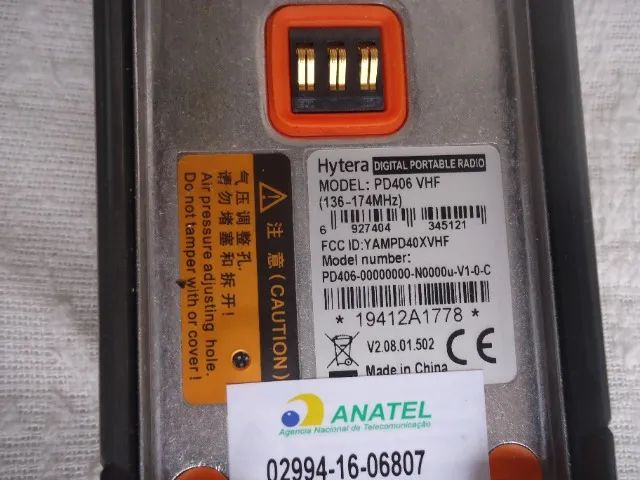 RÁDIO HYTERA VHF - Foto 3