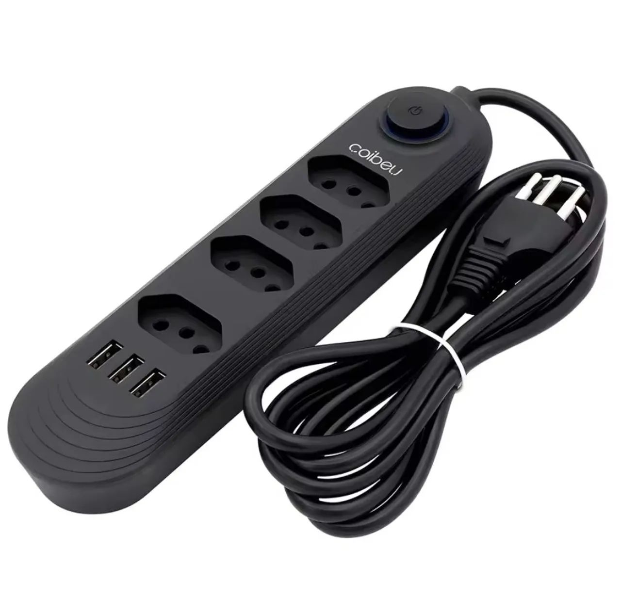 Extensão usb tomadas / filtro de linha com usb