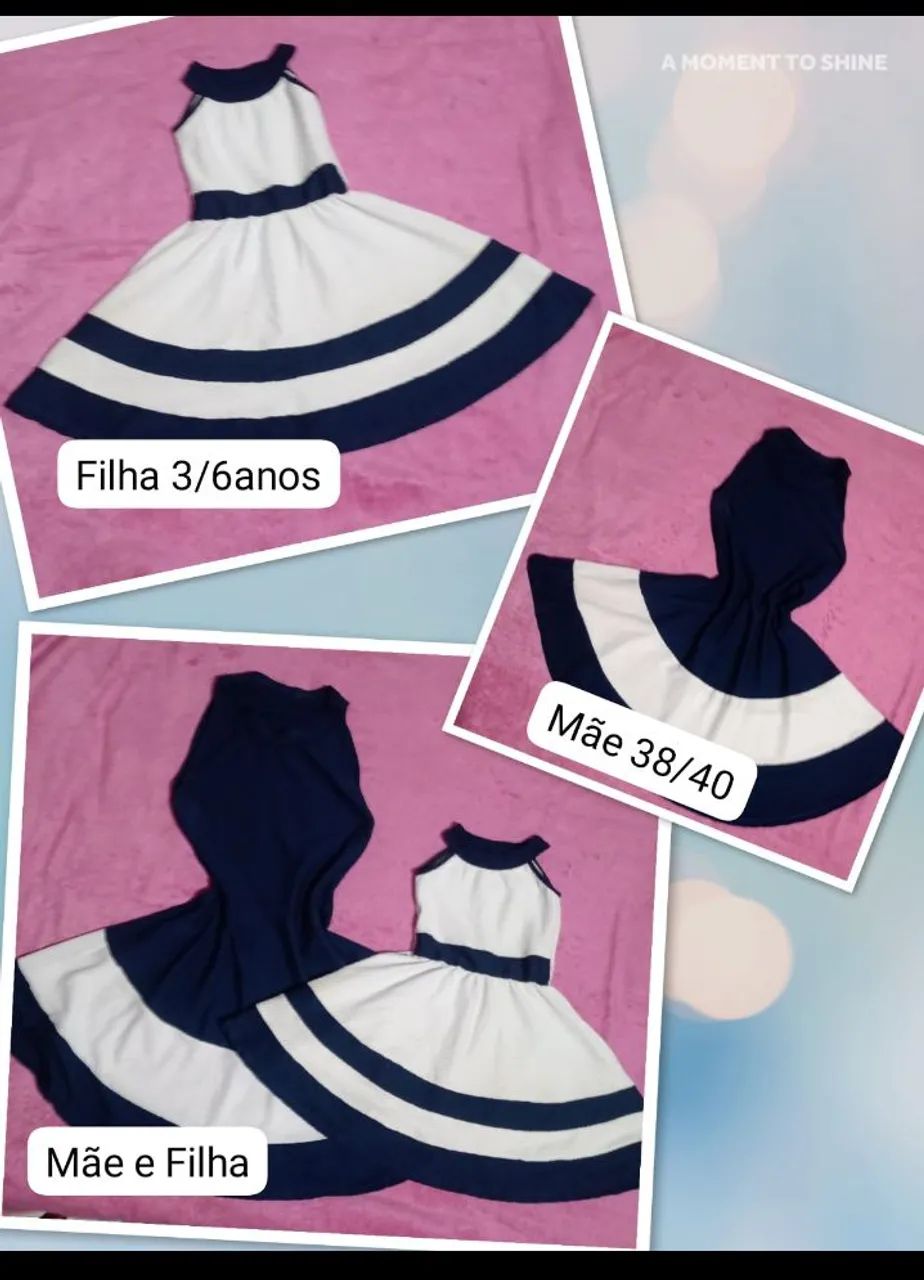 Vestidos  mãe e filha 