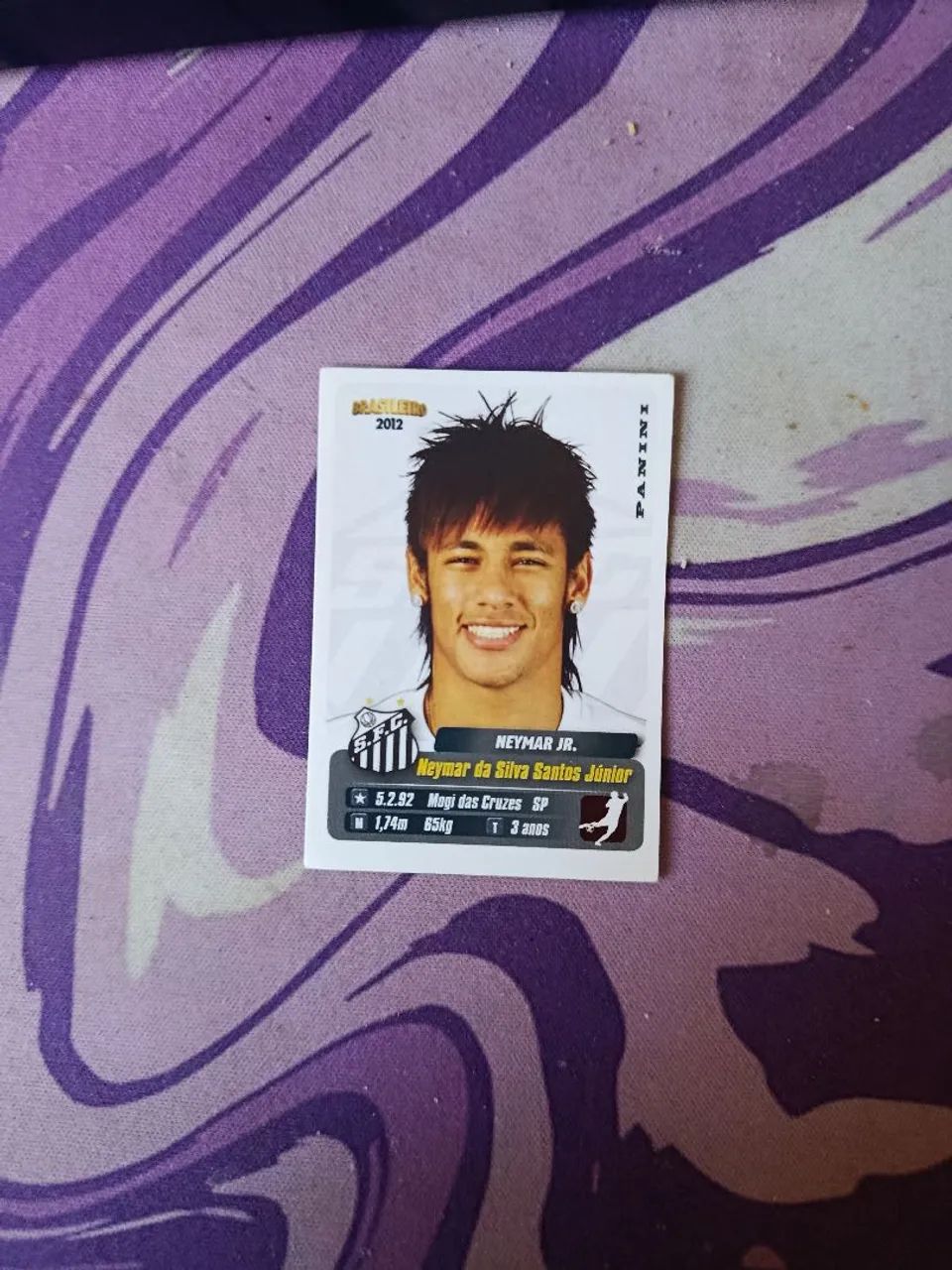 Figurinha Neymar Brasileirão 2012