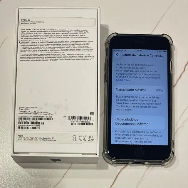 IPHONE SE 3ª GERAÇÃO MIDNIGHT - Foto 3