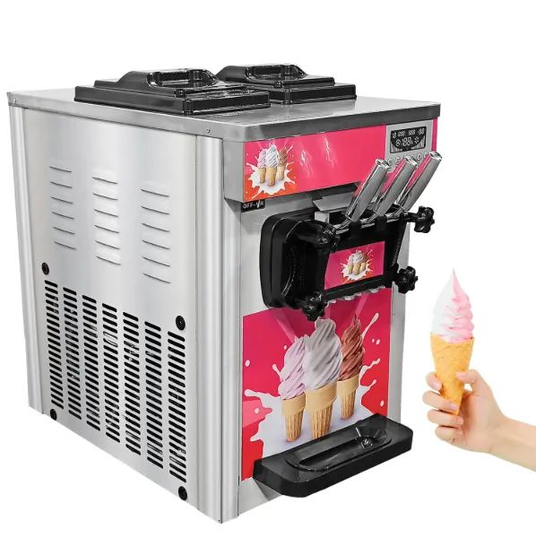 Máquina de Sorvete Expresso / Soft - 3 Bicos (2 Sabores + Misto) - Foto 2