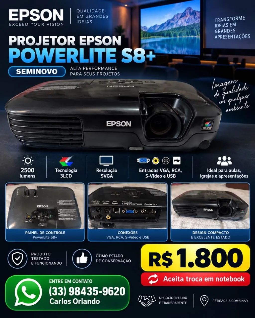 Data Show Epson S8+