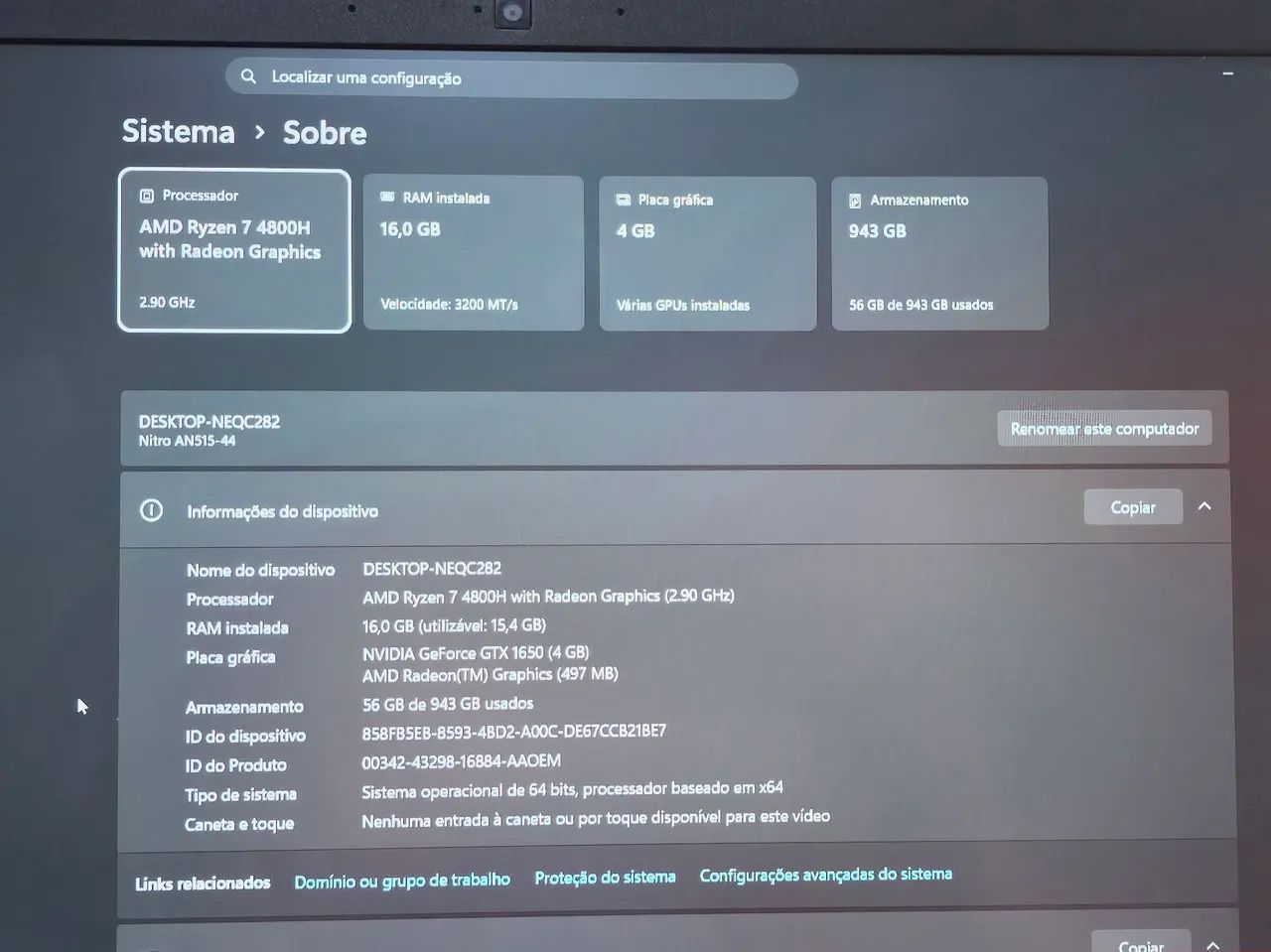 Notebook gamer acer nitro 5 - Foto 5