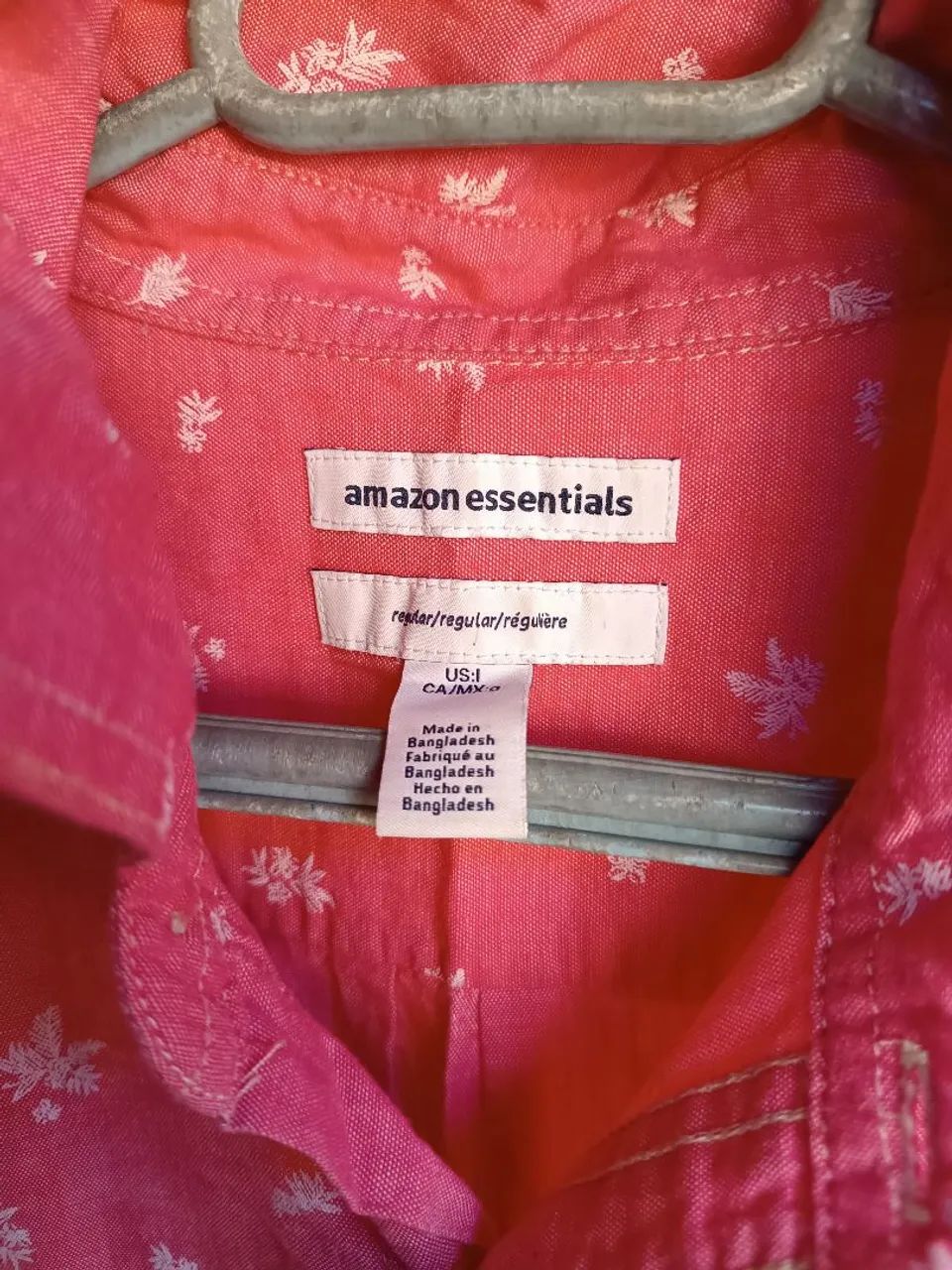 Camisa Amazon Essentials Tam G 100% algodão  - Foto 3