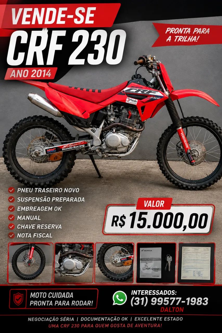 MOTO CRF 230F 2014