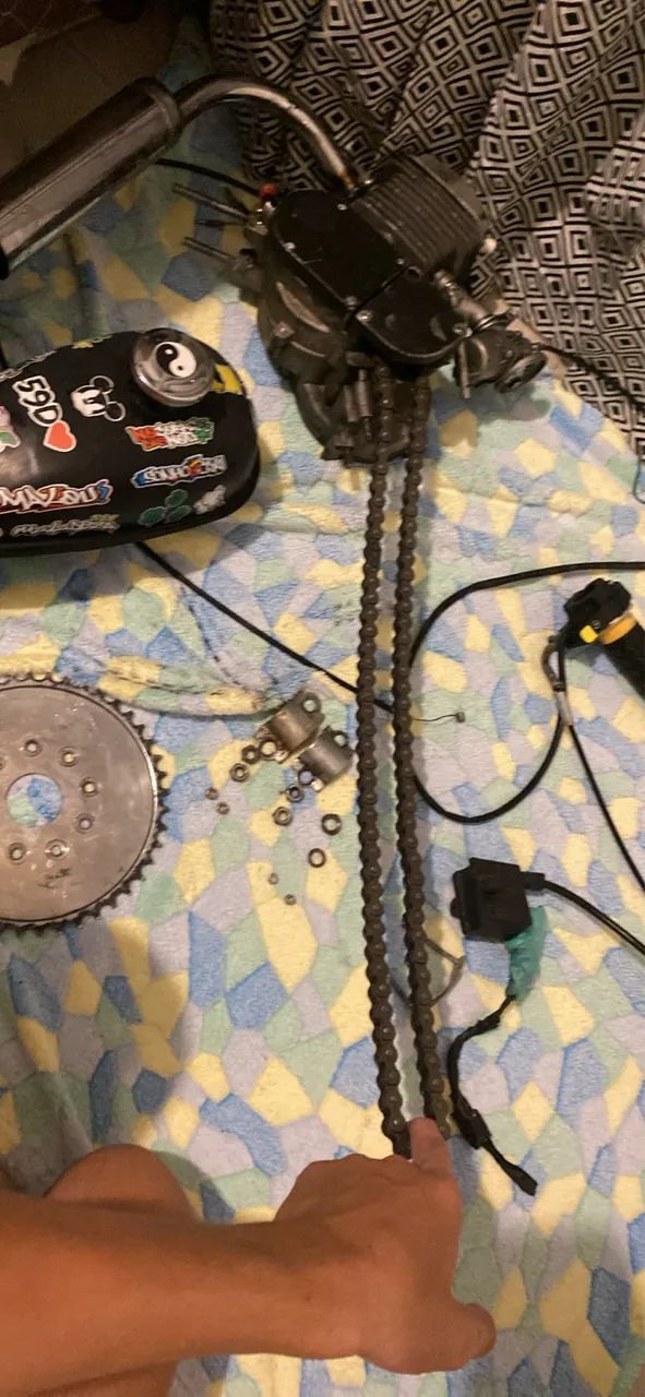 Kit motor 80cc usado - Foto 3