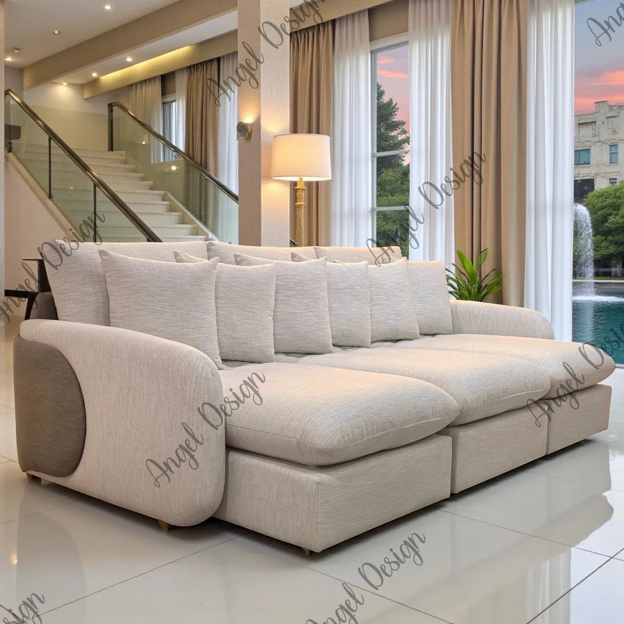 Sofá slim Retrátil ultra conforto  - Foto 2