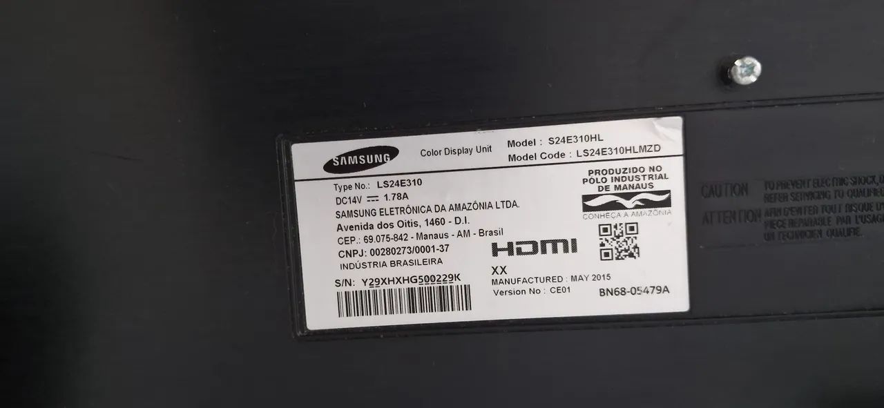 Monitor Samsung 24 polegadas funcionando - Foto 4