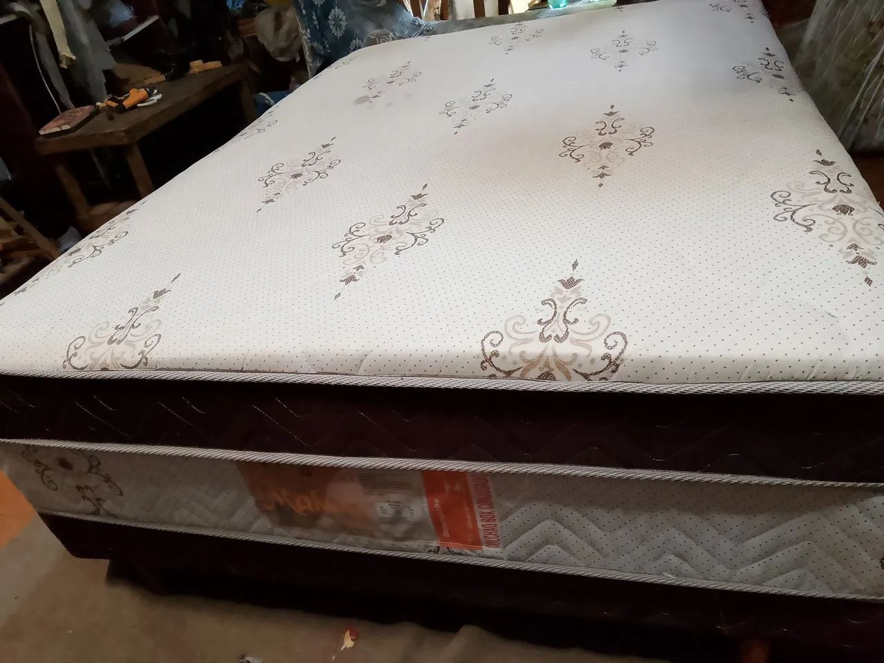 Cama box casal Nova de espuma 