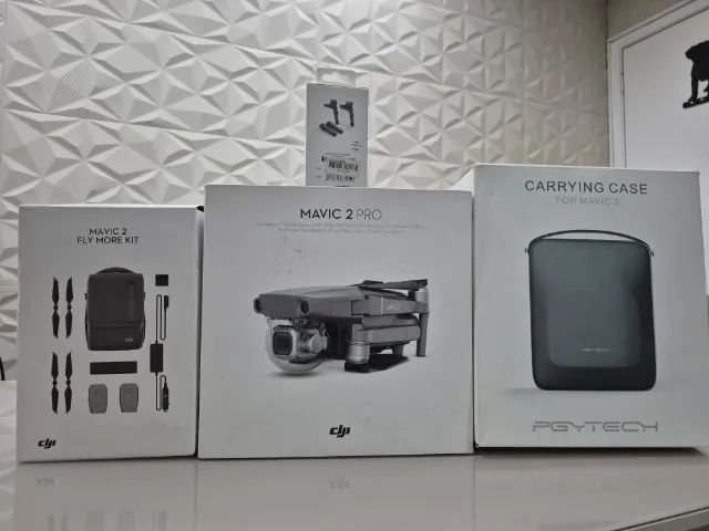 Drone DJI Mavic 2 Pro + Combo Fly More + Maleta PGYTECH (Completo na Caixa)