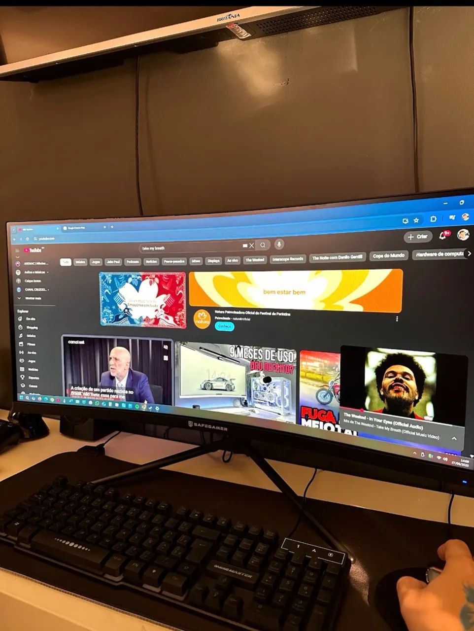 Monitor Gamer 30 polegadas Ultrawide Curvo 200hz