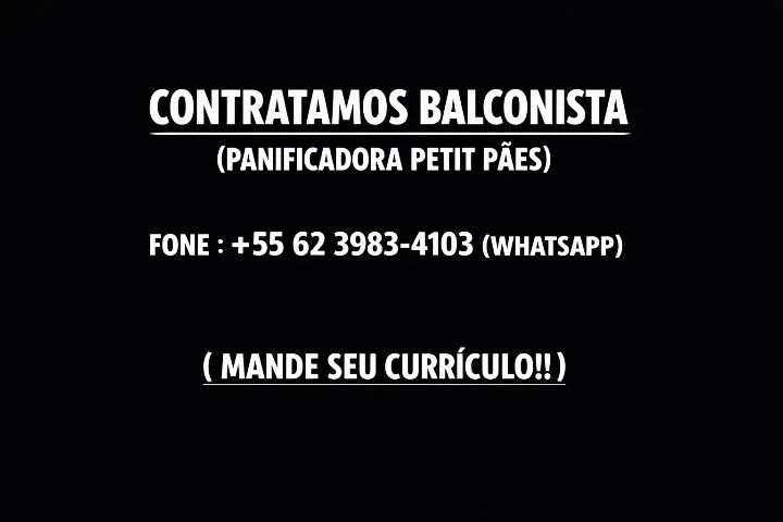 CONTRATA-SE BALCONISTA - Foto 2