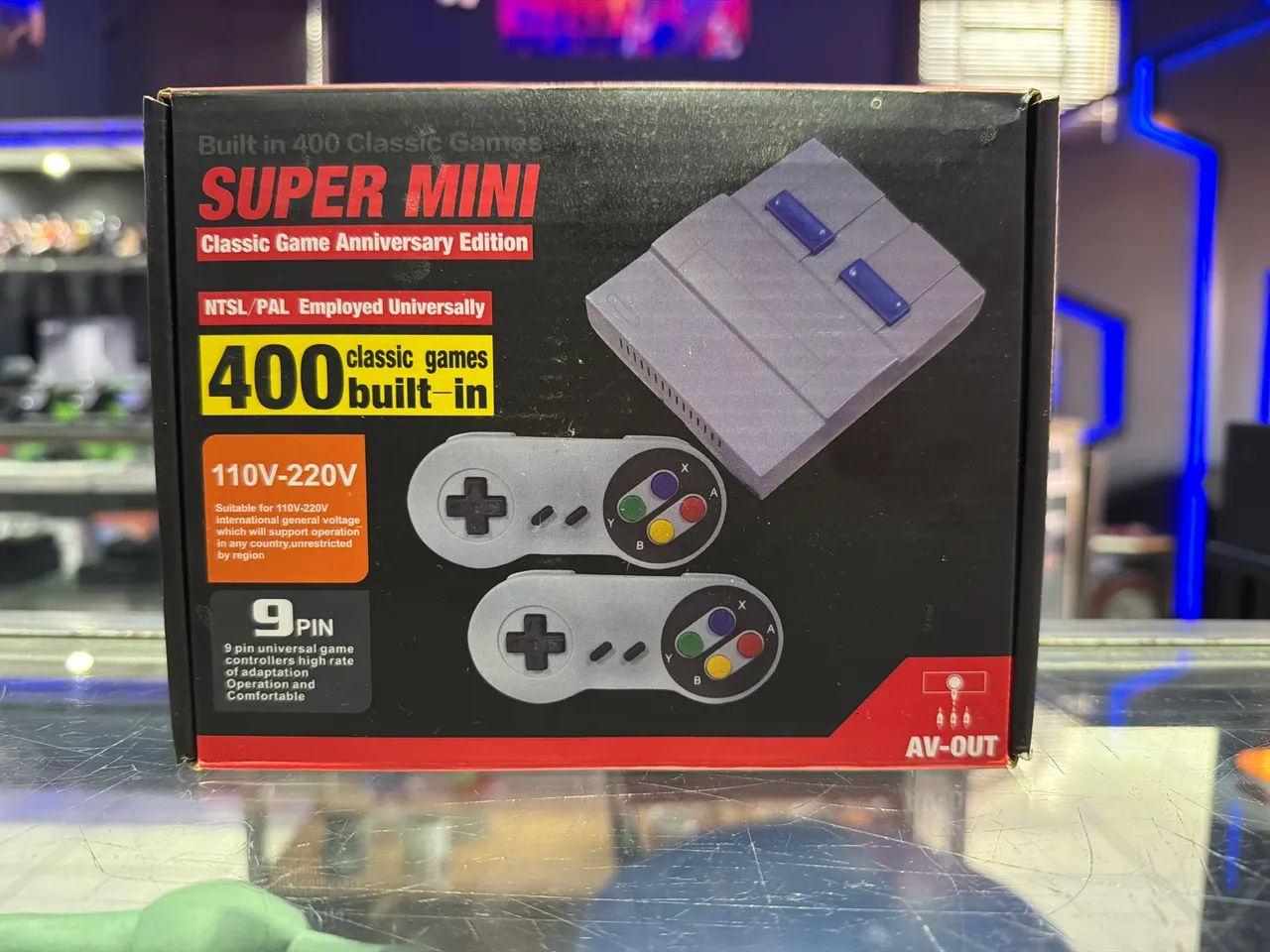 Super Mini com 400 jogos 