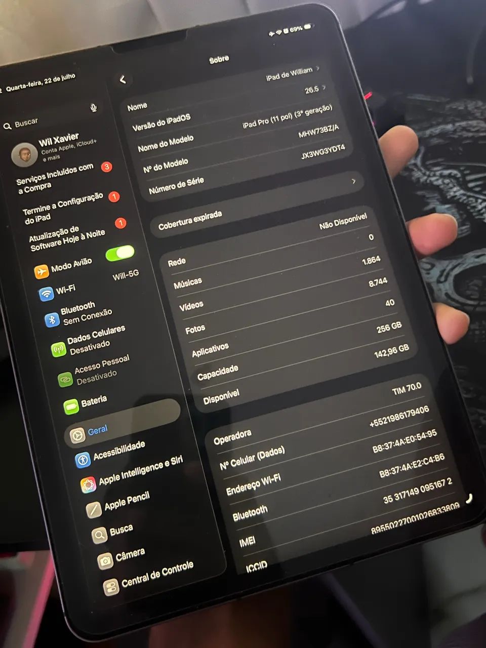 iPad 11 pro 256gb