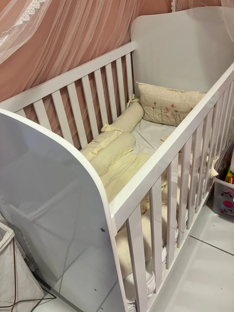 Berço americano branco 