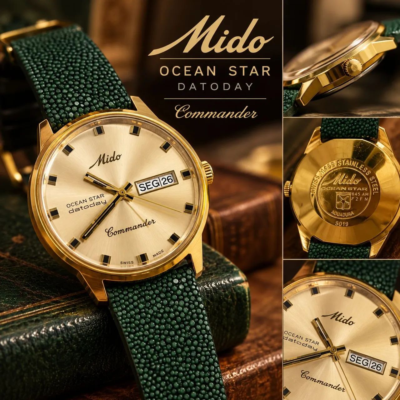 MIDO MULTIFORT SUPER AUTOMATIC - VINTAGE SUÍÇO