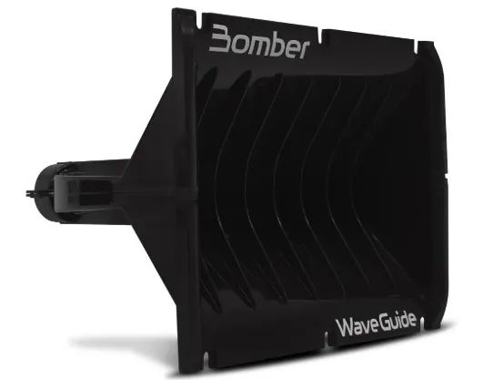 Guia de Ondas- Corneta Bomber Preta - 1"