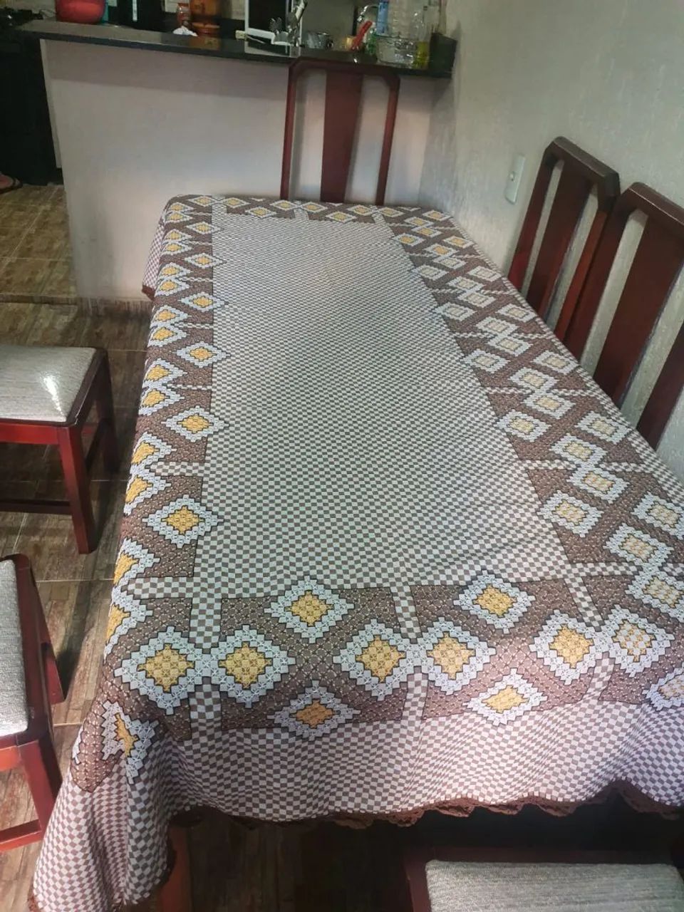 TOALHA XADREZ BORDADA - Foto 2