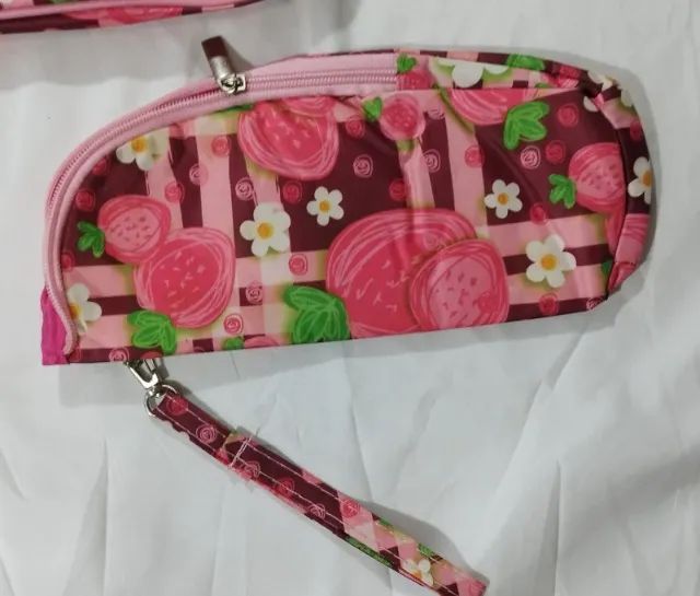 Kit Bolsa de Bebê com 3 peças Rosa - Foto 3