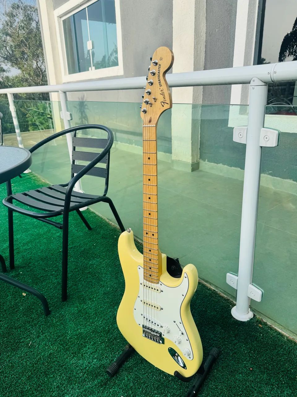 Fender Américana amarela  - Foto 5