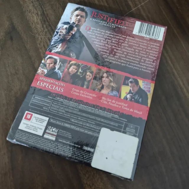 DVD - Série Justifield - Segunda Temporada Completa - 3 Discos - Foto 2