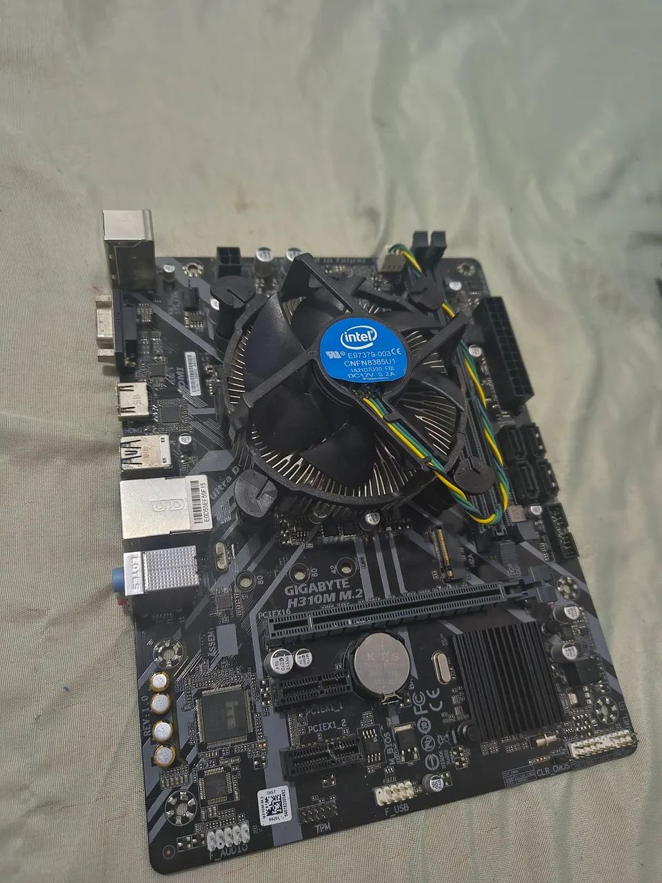 Kit placa mãe + processador 