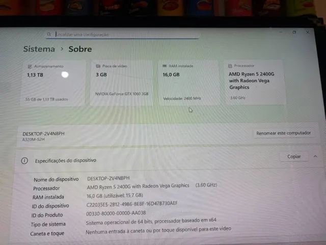 Pc Gamer Ryzen - Aceito Cartão - Foto 5