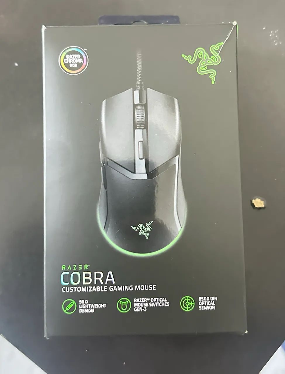 Mouse Gamer Razer Cobra - Ultraleve e RGB Chroma