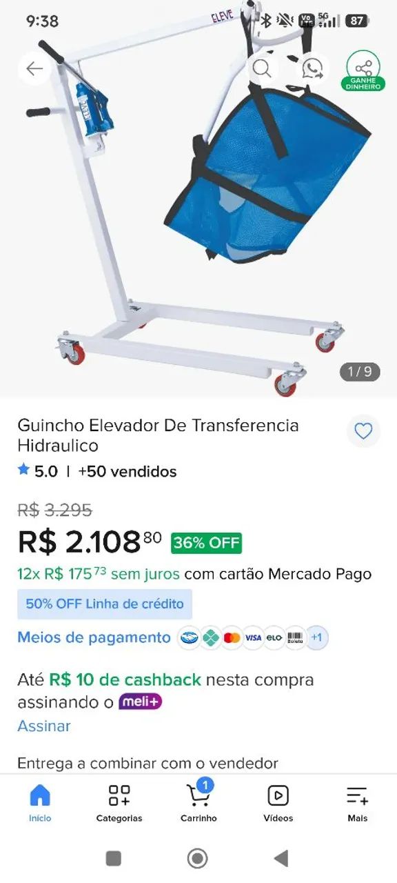 GUINCHO ELEVADOR HIDRAULICO. - Foto 3