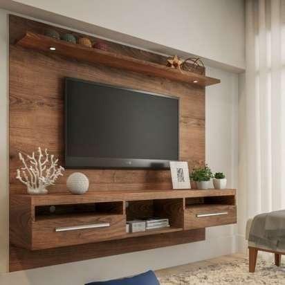 Painel Evid com gavetas e led"s tv até 60" -Receba amanhã *