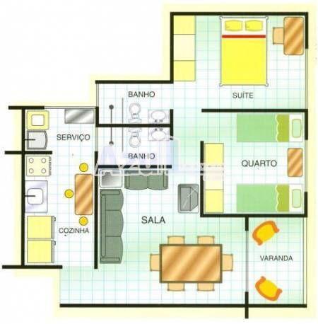 Apartamento com 2 quartos no Serra dos Cristais - Bairro Vila Maria José em Goiânia - Foto 11