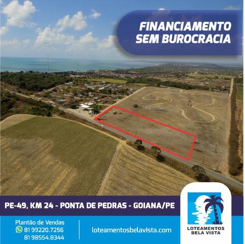 Lotes comerciais às Margens da PE-49 - Praia de Ponta de Pedras - Goiana/PE - Foto 2