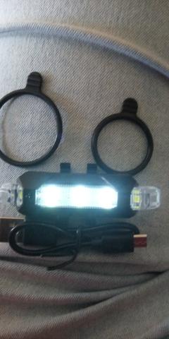 Luz de posição bicicleta sinalizador bike recarregável