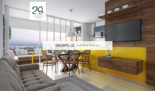 Apartamento com 2 quartos no Varandas do Parque - Bairro Jardim Atlântico em Goiânia - Foto 4