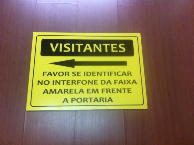 Placas de Sinalização e Informativas em PVC Com Qualidade É Aqui - Foto 6