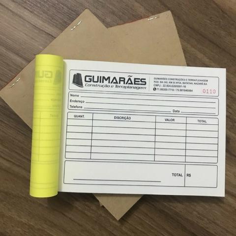 Talões Numerados Autocopiativos 2 ou 3 vias Produto Altamente Personalizado - Foto 3
