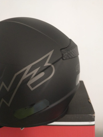 Capacete Top FW3 Classic Premium (viseira extra fumê) - Foto 8