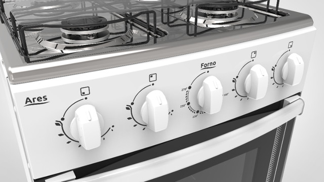 Fogão Ares 04 bocas Manual Branco *novo na caixa - Foto 2