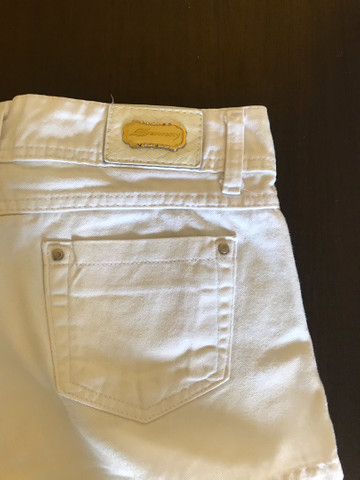 shorts jeans branco - Foto 3