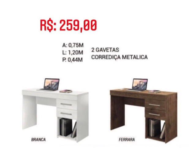 Mesa de estudos Aspen Promoção faço Entrega