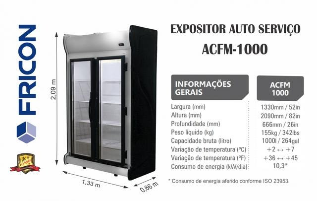 Geladeira Auto Service Frost Free 2 ou 3 ou 5 Portas Fricon
