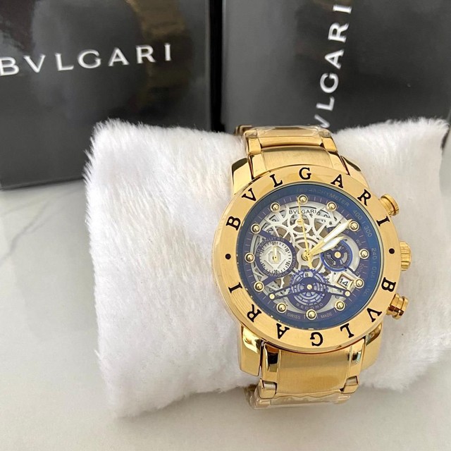 Relógio bvlgari  Funcional aprova d?água 