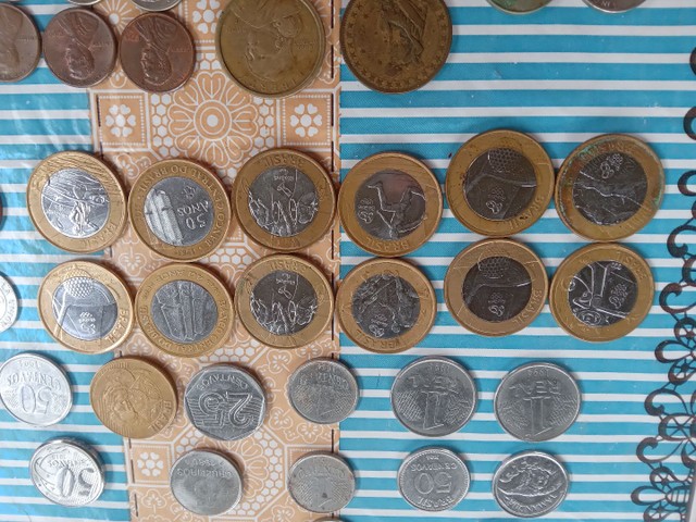 Moedas Americanas e moedas brasileiras - Foto 4