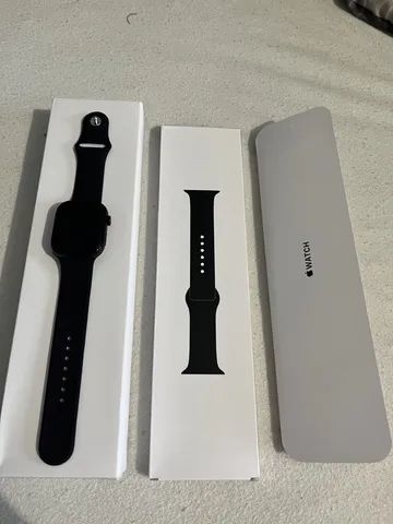 Apple Watch Series 7 GPS 45mm Alumínio Meia-noite