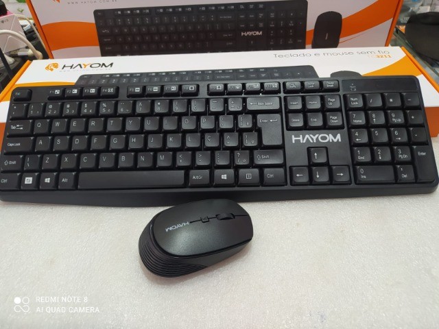 Mouse e teclado sem fio Wirelless Abnt 2 - Foto 5